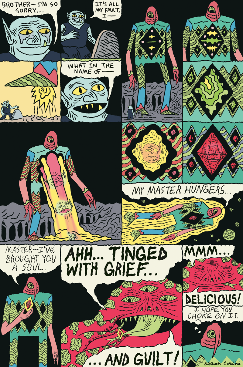 Soul Syrup comic by Will Cardini and colored by Josh Burggraf